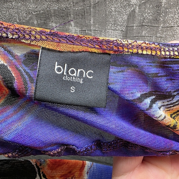 Blanc Piccasso Mesh Miami Cut Out Mini Dress - Picture 5 of 8